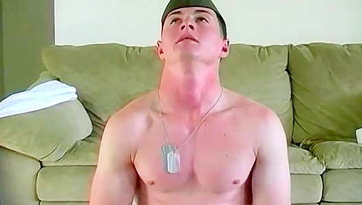 Retro Army Cock Stretches His Tight Booty - BeddableBoys