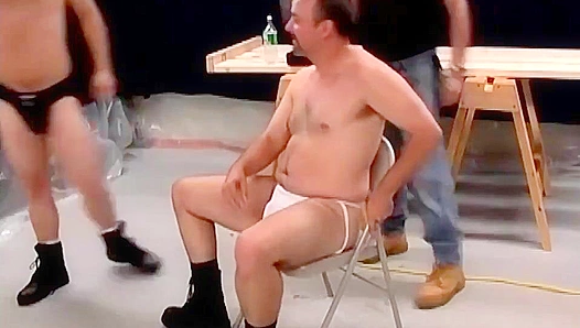 Stylist Dominates in Steamy Threesome S&M Session