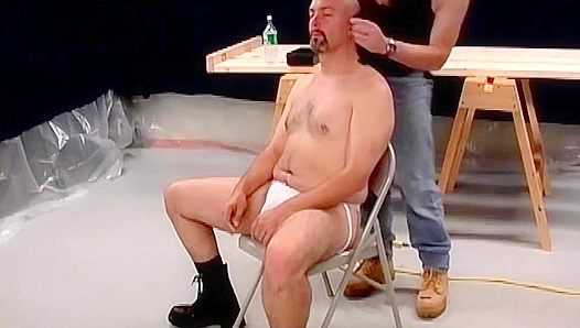 Stylist Dominates in Steamy Threesome S&M Session