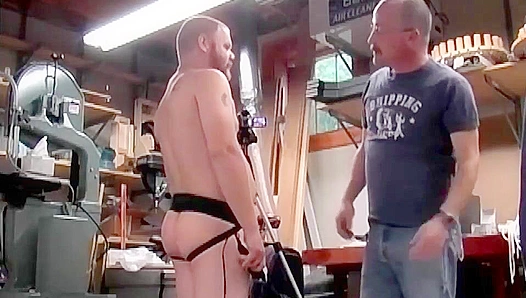 Stylist Dominates in Steamy Threesome S&M Session