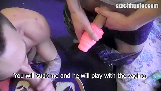 Czech Hunter ~ Fleshlight Fun Turns Into Mind-Blowing Handjob