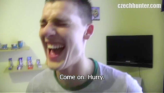 Czech Hunter ~ Fleshlight Fun Turns Into Mind-Blowing Handjob