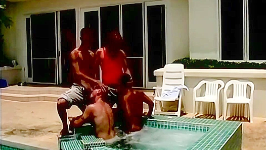 Three Amateur Hunks Get Wild in Outdoor Threesome Fun