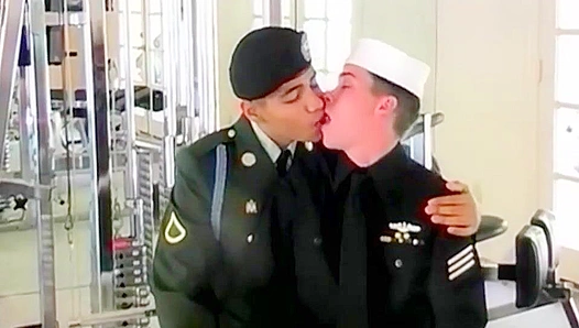 Hot Uniformed Boys Pound Each Other Senseless - Extra Scenes Included