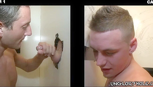 Horny Straight Jock Gets Wild in a Glory Hole