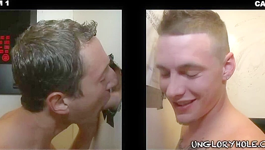 Horny Straight Jock Gets Wild in a Glory Hole