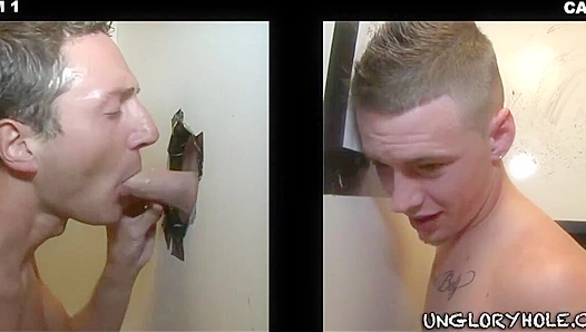 Horny Straight Jock Gets Wild in a Glory Hole