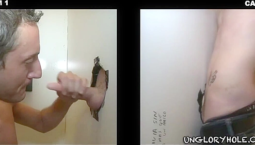 Horny Straight Jock Gets Wild in a Glory Hole