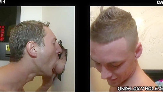 Horny Straight Jock Gets Wild in a Glory Hole