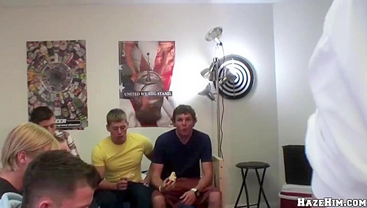 Frat Bros Get Filthy ~ Hardcore Hazing Session