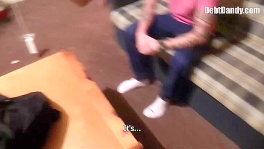 Tattooed Mess Gets Fucked by His Loan Shark - Debt Dandy