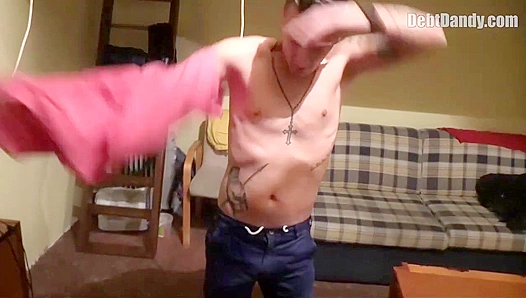 Tattooed Mess Gets Fucked by His Loan Shark - Debt Dandy