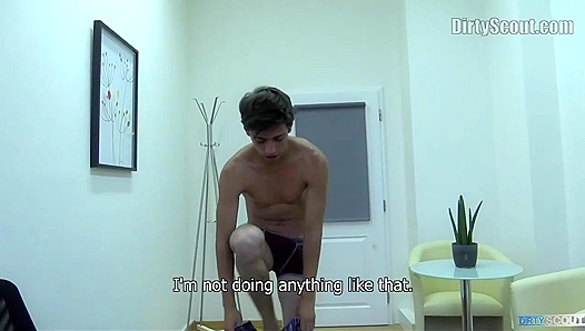 Lanky Stud Shows Off His Cock in a Steamy Audition -Dirty Scout