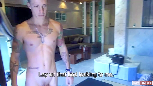 Latin Cutie with Uncut Cock Jerks Off for Cash - Hot Amateur Leche Session