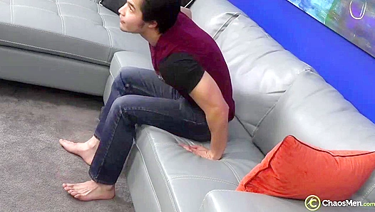 Chiseled Stud Masturbates Intensely On Camera - ChaosMen