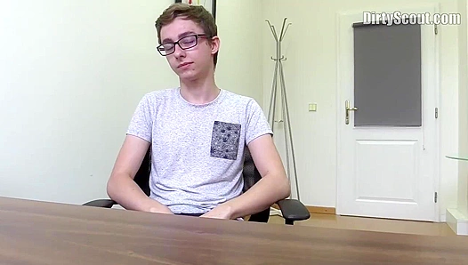 Geeky Sub Gapes Wide for His First POV Porn Shoot - Dirty Scout