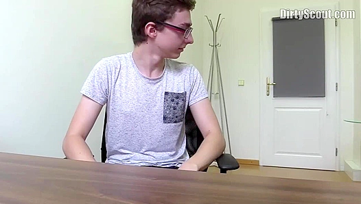 Geeky Sub Gapes Wide for His First POV Porn Shoot - Dirty Scout