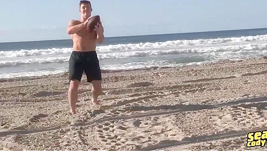 Shredded Preston Cums Hard On Cam - Sean Cody Exclusive