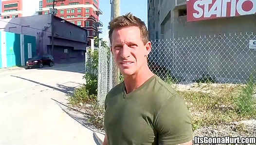 Izzy Rams His Oversized Cock into a White Boy’s Tight Hole – It's Gonna Hurt!