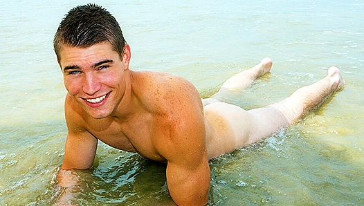 Stiff Dick Pretty Boy Blasts Cum All Over Stool - Sean Cody