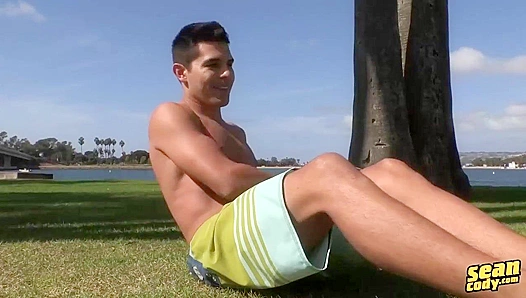 Clint's Steel Muscles & Urethral Thrills - Sean Cody