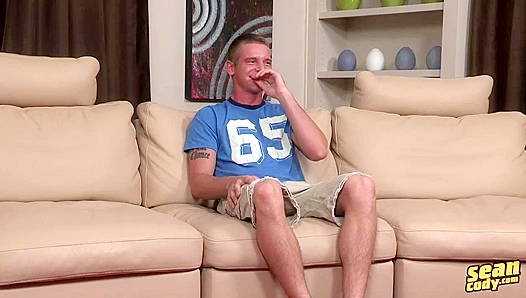 Long-Legged Sheridan Strokes by the Fireplace - Sean Cody Exclusive