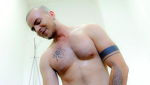 Chubby Bald Stud Bounces Wildly on Big Dick – POV Action!