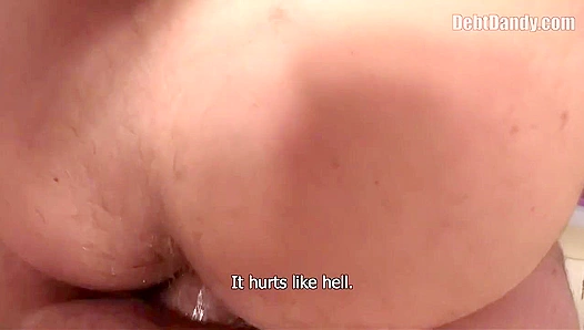 Debt-Dazed Blond Cums After Selling His Virgin Ass