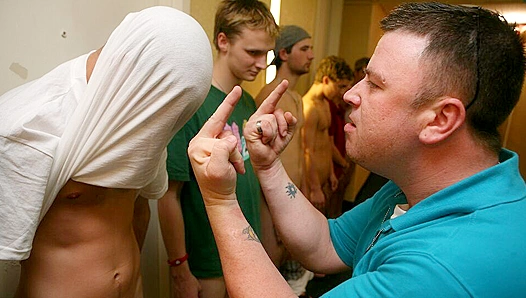 Rough Group Initiation: Haze Him Hard & Fucked Repeatedly