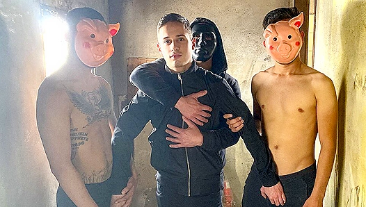 Masks-On Blow-Bang ~ Horny Dudes Get Wild - SayUncle Labs