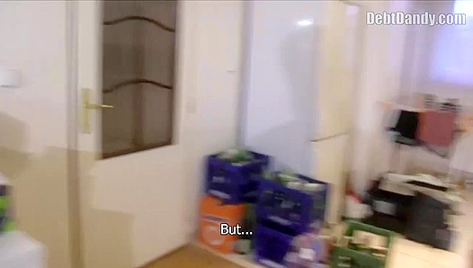 Debt Dandy ~ Uncut Chubby Dude Screams Through Intense POV Anal