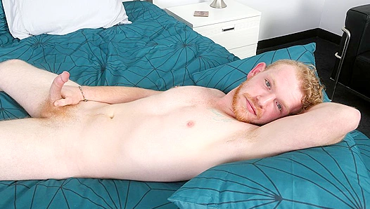 Ginger Hottie Nigel Strokes His Meat On Camera