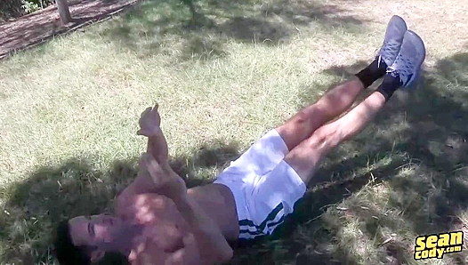 Stanley's Long Legs & Hot Palm Action - Sean Cody Exclusive