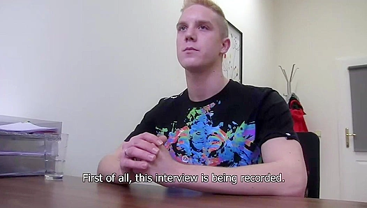 Ripped Blonde Bottom Cumes Hard for Stranger - Dirty Scout Encounter