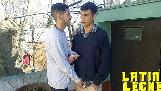 Inked Latin Boys Bare It All for Quick Leche Fun