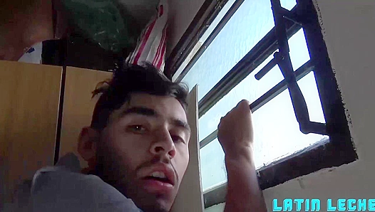 Inked Latin Boys Bare It All for Quick Leche Fun