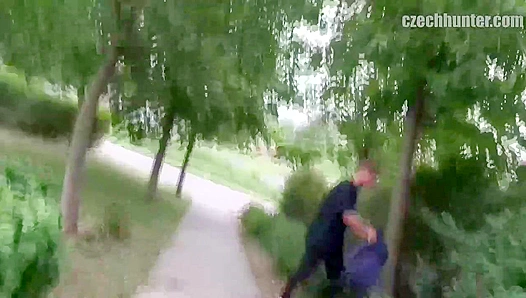 Trendy Czech Boy Gets Fucked in the Grass and Facial'd