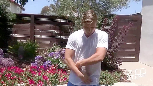 Blonde Beauty Dylan Strokes His Cock on the Floor - Sean Cody