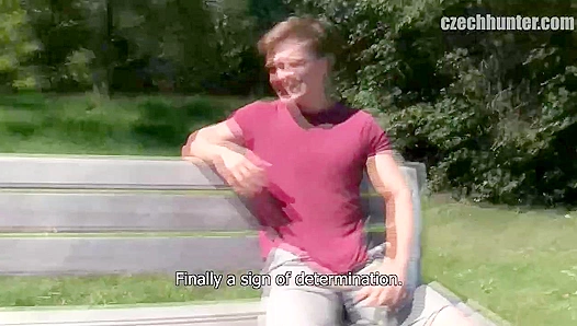 Hot EU Amateur Rides Fat Cock Outdoors - XXX Gay ACTION!