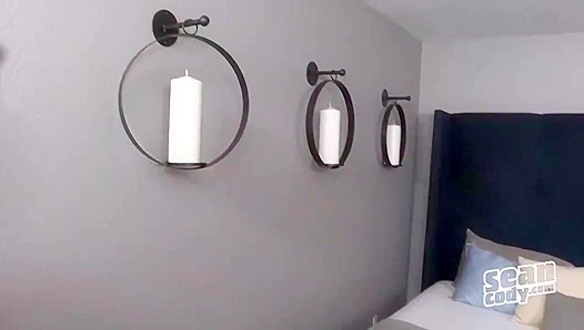 Horny Hiker Otis Blasts His Load All Over the Giant Mirror - Sean Cody