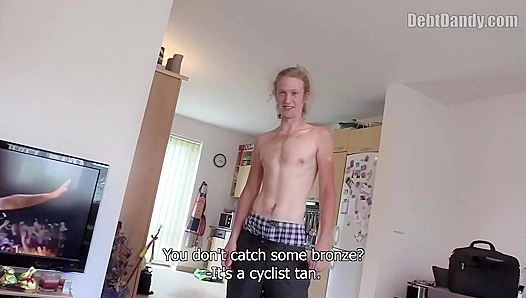 Blonde Ponytail Takes It Up the Ass Before Facial - Debt Dandy