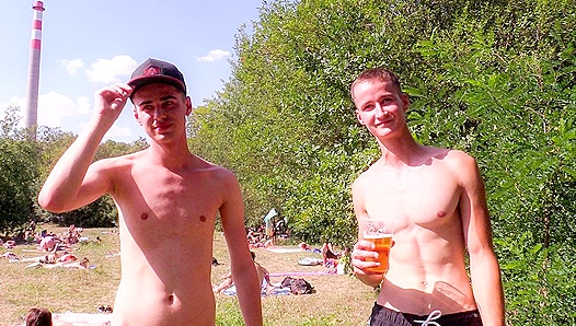 Wild Outdoor Orgy ~ Czech Amateurs Get Rough in Nature