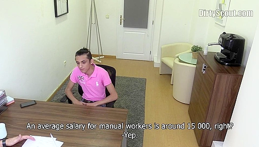 Scrawny Twink Gets Roughly Fucked at Casting Call -Dirty Scout