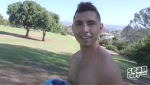 Cassian Blasts Off Masturbating for Sean Cody