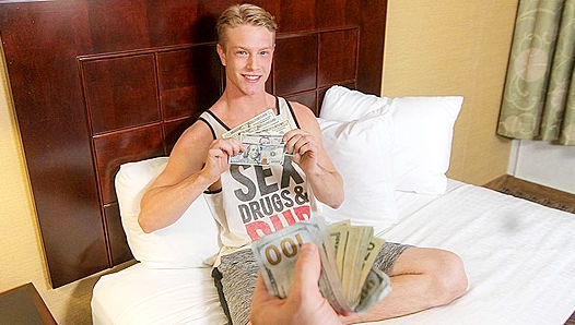 POV ~ Blonde Cutie Ken Gets Fucked Hard by His Str8 Chaser Crush