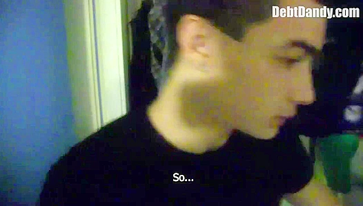 Safe Sex Sessions ~ Horny Twink Pays Off His Debts