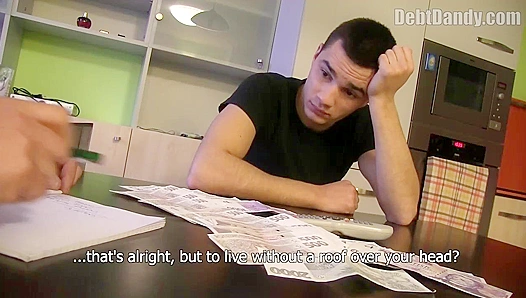 Safe Sex Sessions ~ Horny Twink Pays Off His Debts