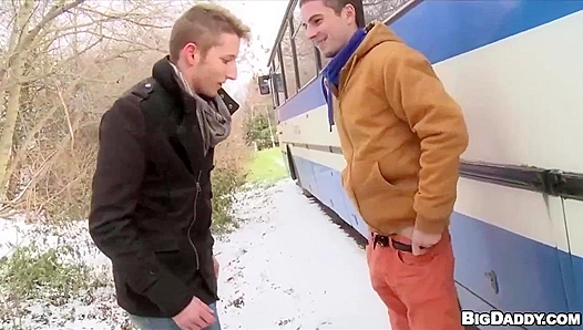 Hot European Twinks Get Fucked For Cash In Public Places