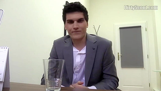 Fancy Young Stud Gets Throated at Casting Call