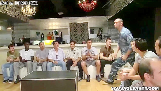 Saucy Striper's Oral Orgy ~ Dicking Down the Crowd